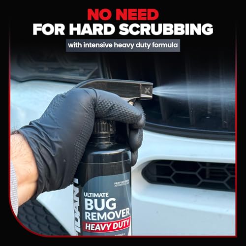Carfidant Bug Remover Heavy Duty Spray - Cars Exterior Cleaner - Easily and Powerful Clean Bug Splatter, Bird Poop From Paint, Plastic, Rubber, Metal, Chrome, Glass - 18 fl. oz. - Image 3