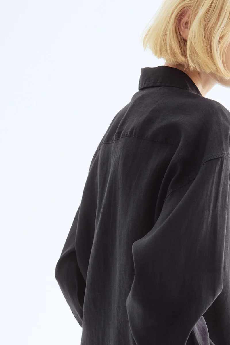 H&M Oversized linen shirt