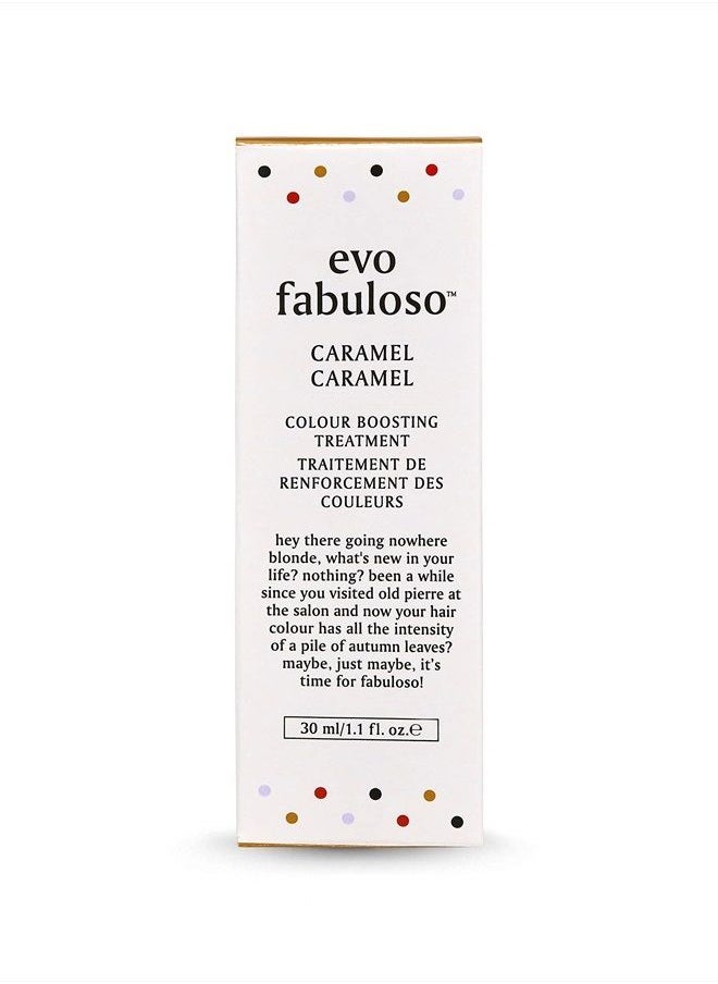 EVO Fabuloso - Caramel Color Boosting Treatment - Color Care Conditioner for Color-Treated Hair - Helps Maintain Color Depth, Tone & Shine - Travel Size, 30ml / 1.01fl.oz  - Image 3