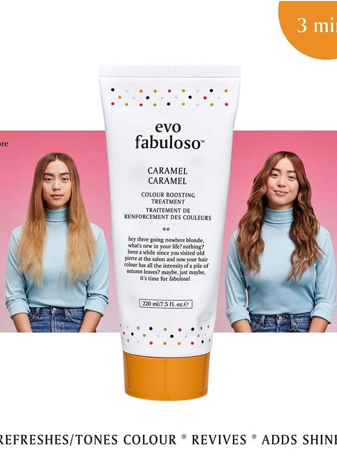 EVO Fabuloso - Caramel Color Boosting Treatment - Color Care Conditioner for Color-Treated Hair - Helps Maintain Color Depth, Tone & Shine - Travel Size, 30ml / 1.01fl.oz  - Image 5