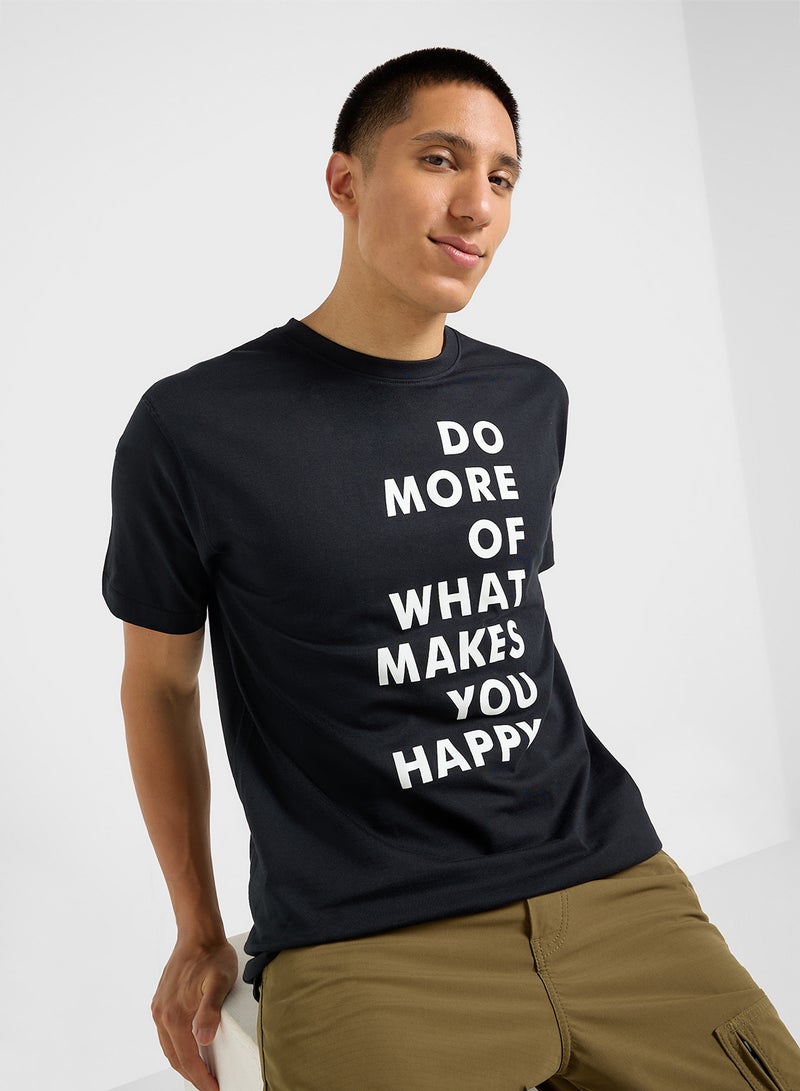 Seventy Five Basics Printed T-Shirt  - Image 1