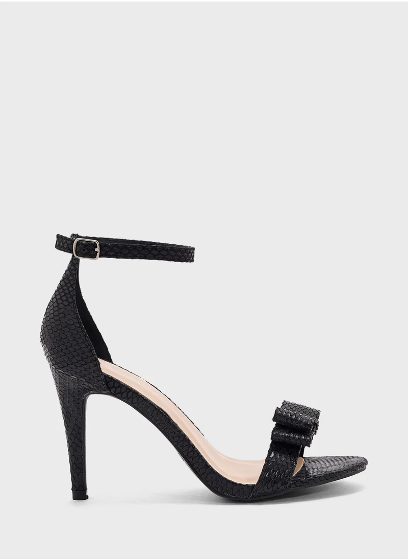 Ginger High Heel Sandal With Bow