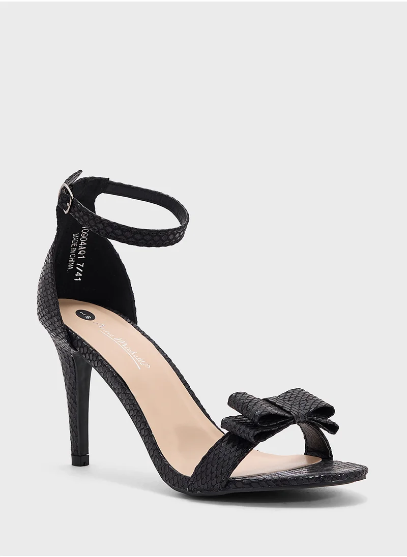 Ginger High Heel Sandal With Bow