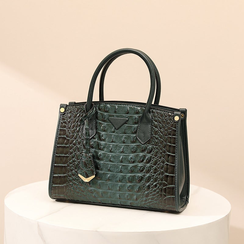 New Portable Large Capacity Tote Bag Fashion Crocodile Pattern Crossbody Bag Mother'S Day Gift - Image 1