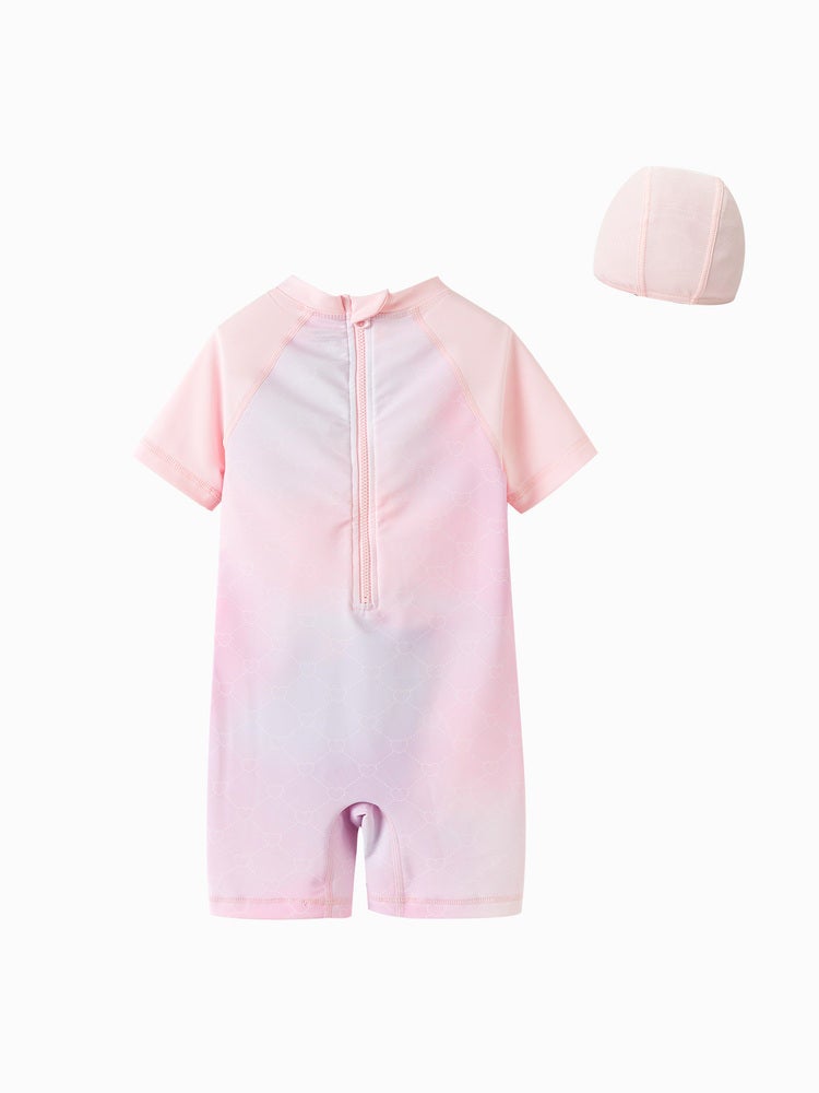 بالابالا بدلة سباحة للمع قبعة مطابقة للبنات - Image 5