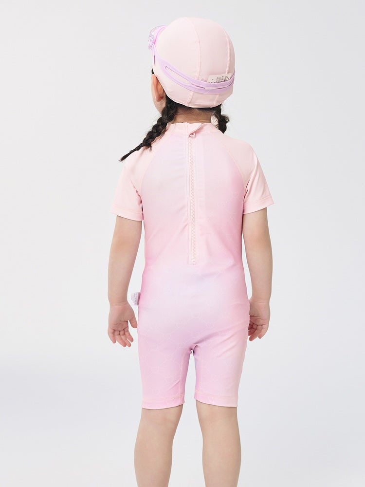 بالابالا بدلة سباحة للمع قبعة مطابقة للبنات - Image 3