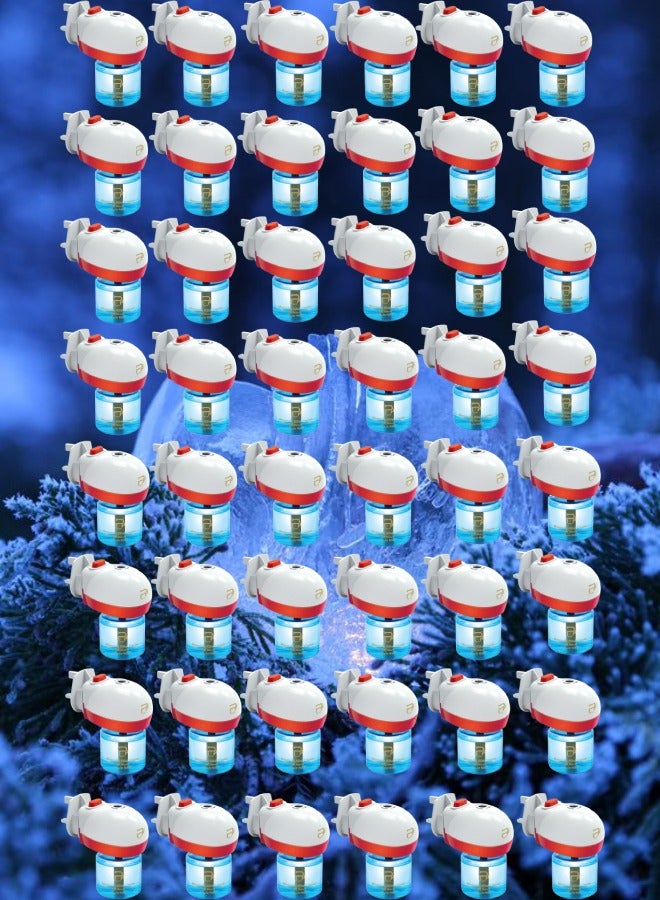 PYRON 48 Pieces Electric Mosquito Killer Device With Free 360-Hour Refill Liquid, 1 Bottle Of 45 Ml, With A Floral Fragrance - Image 1