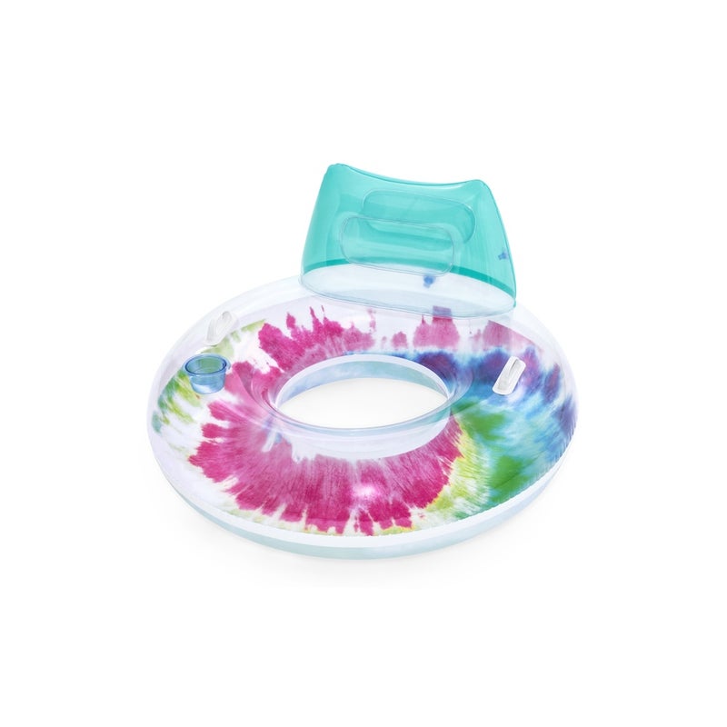 Bestway - Tie Dye Swim Tube 118x117 cm - 43637 - Image 1