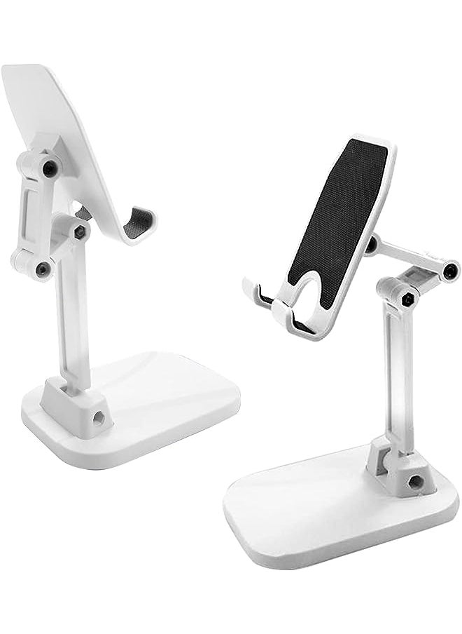Tepengdie Foldable Portable Cell Phone Holder Stand (White)  - Image 1