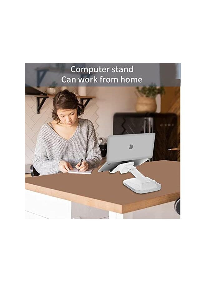 Tepengdie Foldable Portable Cell Phone Holder Stand (White)  - Image 3