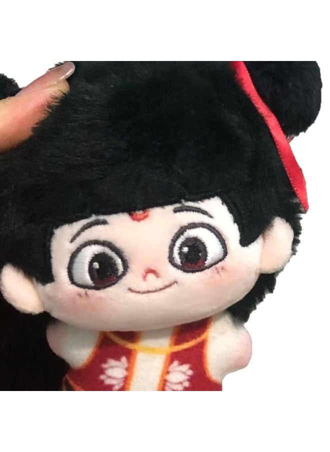 Nezha Devil Boy Naohai 2 Nezha AoC Plush Toy Nezha Doll Cute Doll Cotton Doll-Specifications:10cm Cotton Doll-Color:Nezha  - Image 5