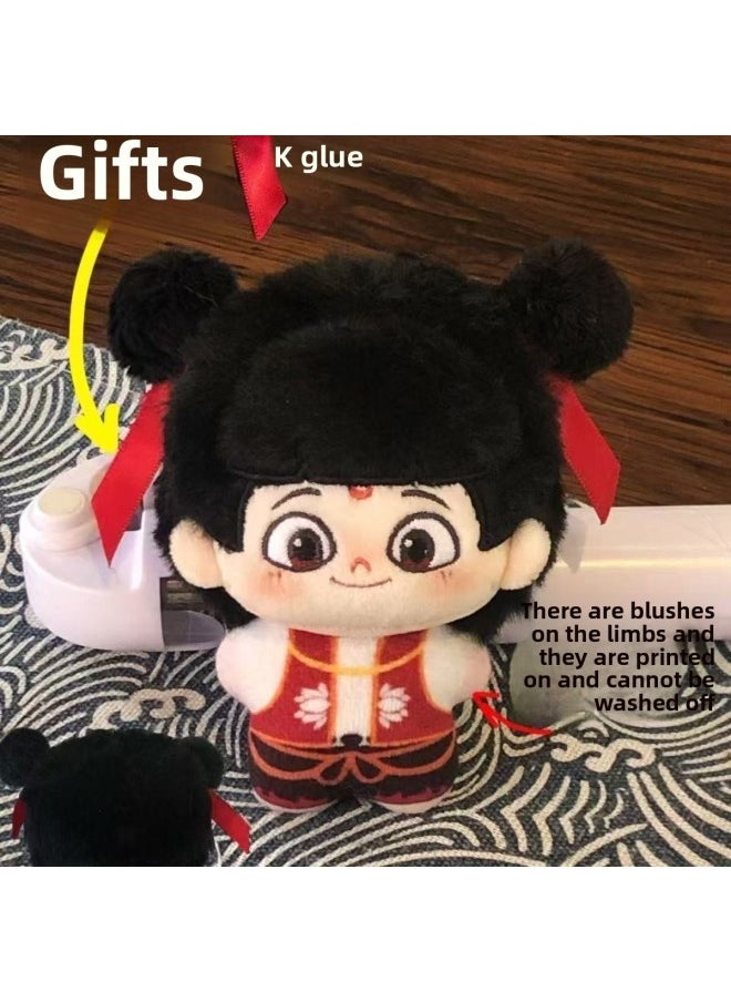 Nezha Devil Boy Naohai 2 Nezha AoC Plush Toy Nezha Doll Cute Doll Cotton Doll-Specifications:10cm Cotton Doll-Color:Nezha  - Image 4