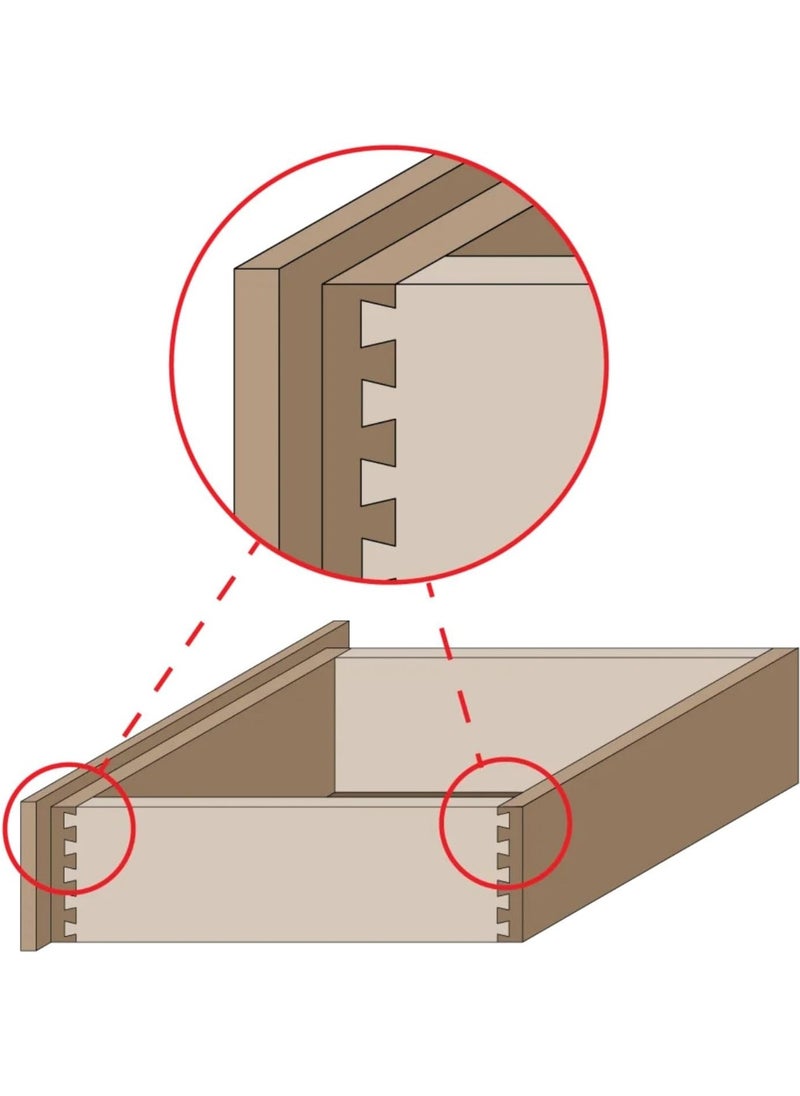 freud Freud 1/2" (dia.) Dovetail Bit with 1/4" shank, 1-7/8" overall length (22-104)  - Image 2