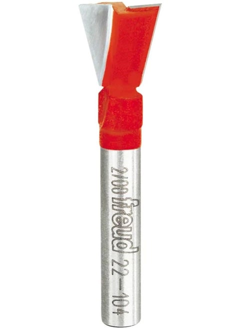 Freud 1/2" (dia.) Dovetail Bit with 1/4" shank, 1-7/8" overall length (22-104)