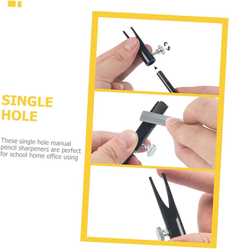 IMIKEYA Makeup Pencil Sharpeners Single Hole Sharpener Eyebrow Pencil Sharpening Tool Eyeliner for Office - Image 3