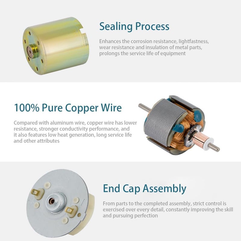 Greartisan DC 12V 50RPM Gear Motor - Image 5