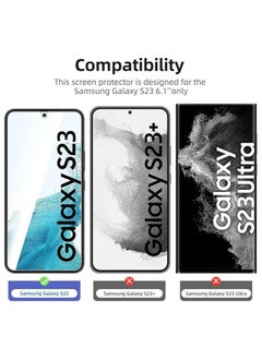 Generic One Minute Screen Protector for Samsung Galaxy S22/S23 Tempered Glass Screen Protector Full Glue Edge to Edge 9H Hardness Anti Fingerprint Scratch Resistance Glass Fingerpint work  - Image 3