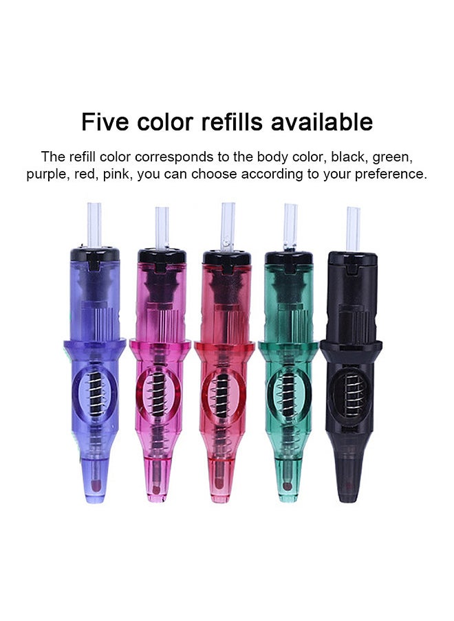 Generic - Tattoo Ball Point Pen Cartridge Integrated Bollpoint Pen Tattoo Artist Painting Practice Tools Suitable for Most Tattoo Machines - Image 1