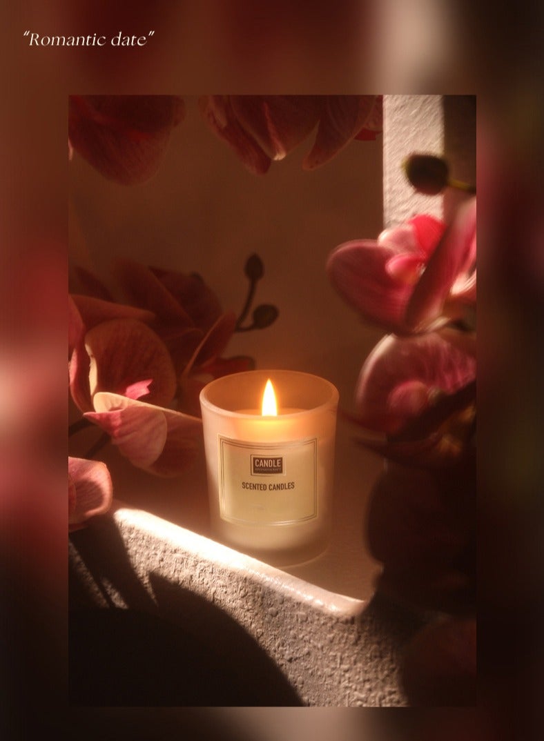 عبوة من 2 شمعة معطرة كريستال أسود/أبيض - Image 4