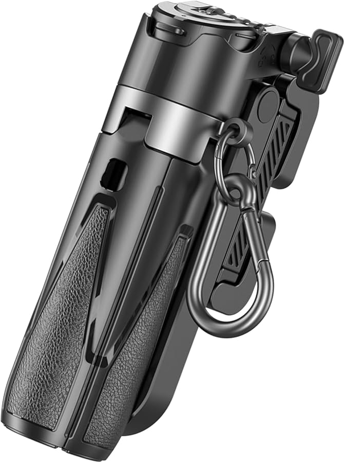 Compact Foldable Phone Tripod Stand Adjustable Selfie Stick for Vlogging Outdoor Shots - Image 2