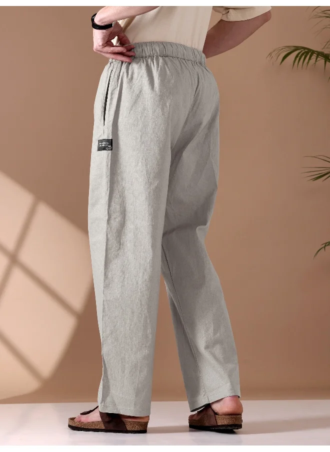 بيونغ BEYOUNG Light Grey Loose-fit Pyjamas