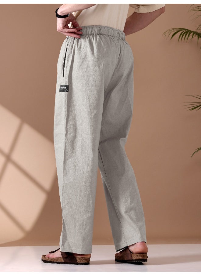 Beyoung BEYOUNG Light Grey Loose-fit Pyjamas  - Image 2