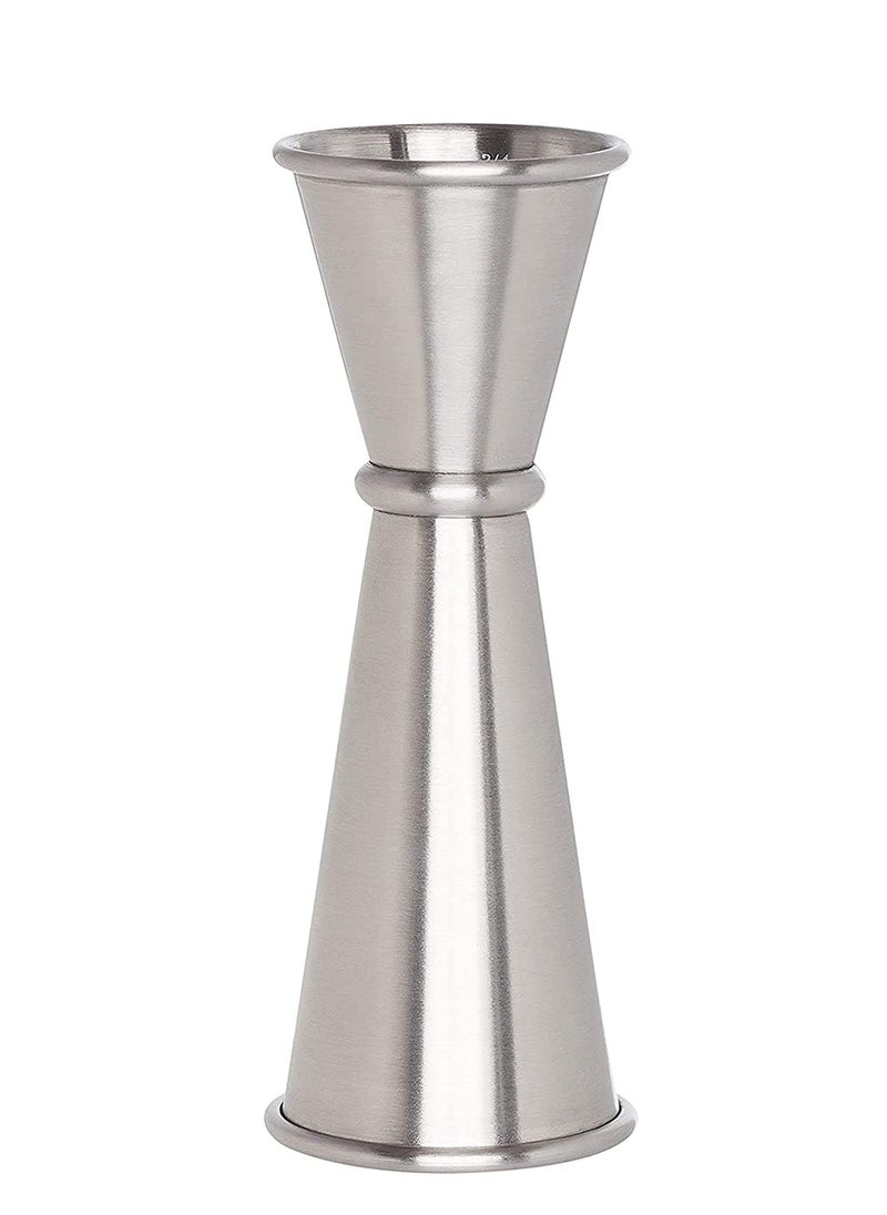Generic - Double Jigger, Stainless Steel Measure Cup Dual Spirit Measurer Double Shot 30ml/60ml Short Drink Mixer Jigger for Party, Wedding Anniversary, Birthday - Image 1