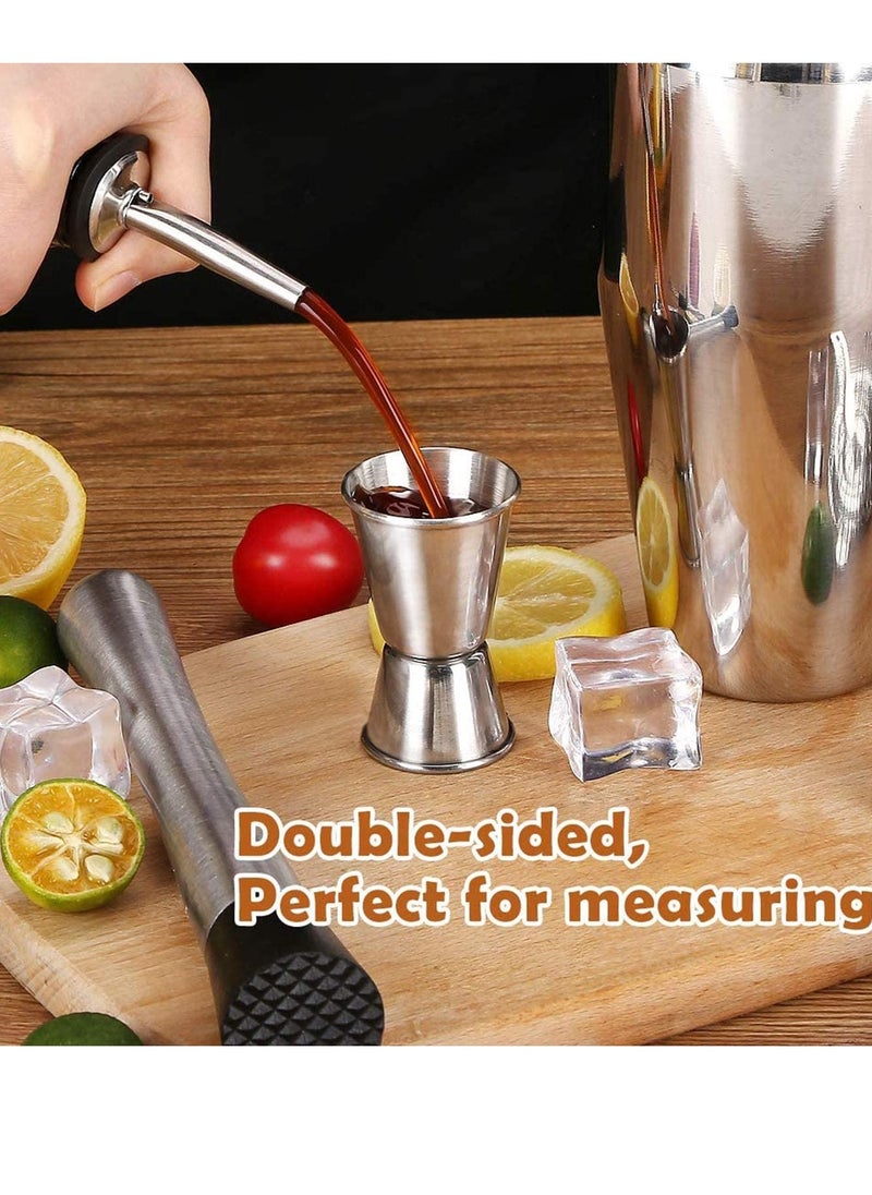 Generic - Double Jigger, Stainless Steel Measure Cup Dual Spirit Measurer Double Shot 30ml/60ml Short Drink Mixer Jigger for Party, Wedding Anniversary, Birthday - Image 1