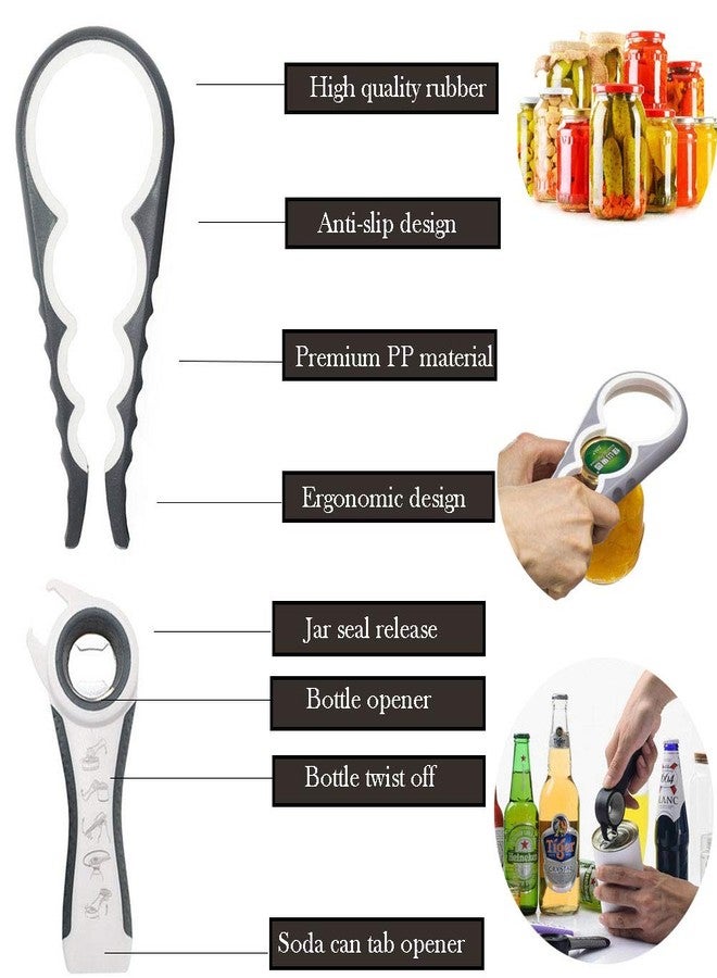 Maxracy Easy-Twist Jar Opener: Maxracy Effortless Lid Opening for Weak Hands & Arthritis | Versatile Bottle Opener | Jar Openers & Bottle Openers - Image 4
