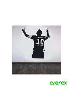 Wall Art Football Player Lionel Messi Wall Sticker Home Decor Vinyl Wallpaper Home Art Sport Fan Gifts Wall Murals PVC Wall Stickers for TV Setting