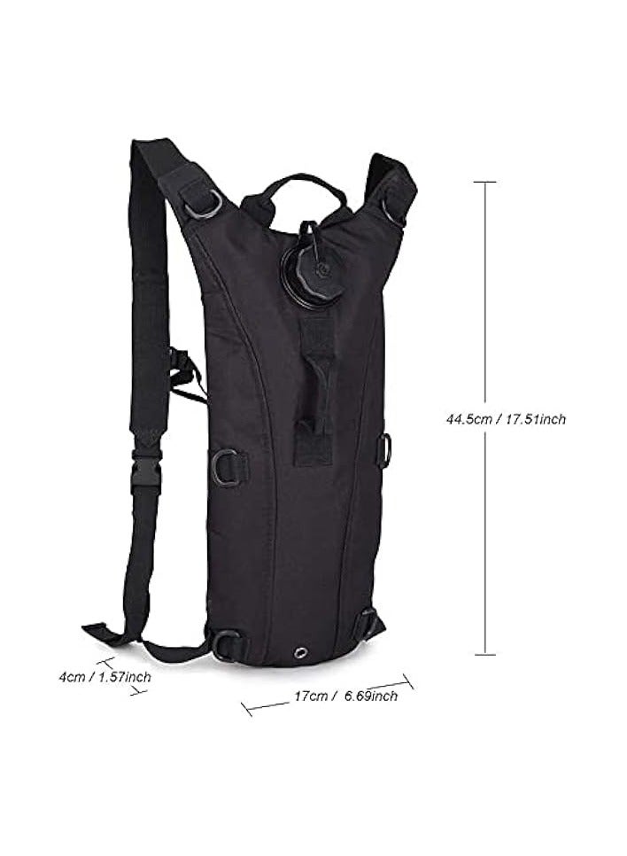 Green Tiger Hydration Pack Backpack with 3L Water Bladder, Professional Tactical Hydration Carrier Bag for Hiking, Biking, Running, Walking, Camping, Climbing and Cycling Motorcycle. - Image 2