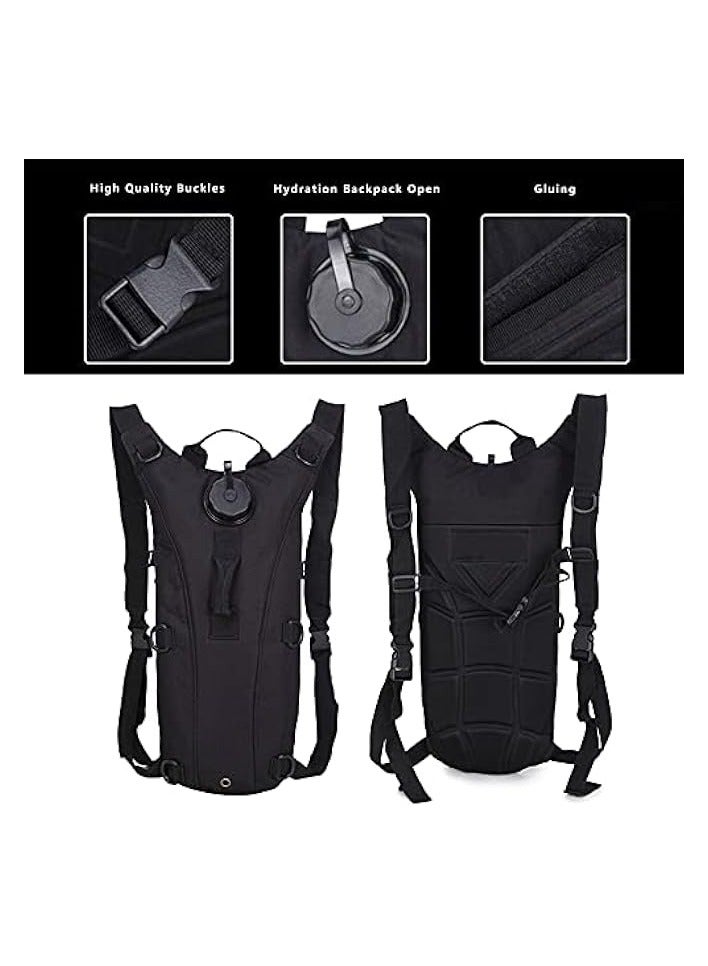 Green Tiger Hydration Pack Backpack with 3L Water Bladder, Professional Tactical Hydration Carrier Bag for Hiking, Biking, Running, Walking, Camping, Climbing and Cycling Motorcycle. - Image 3
