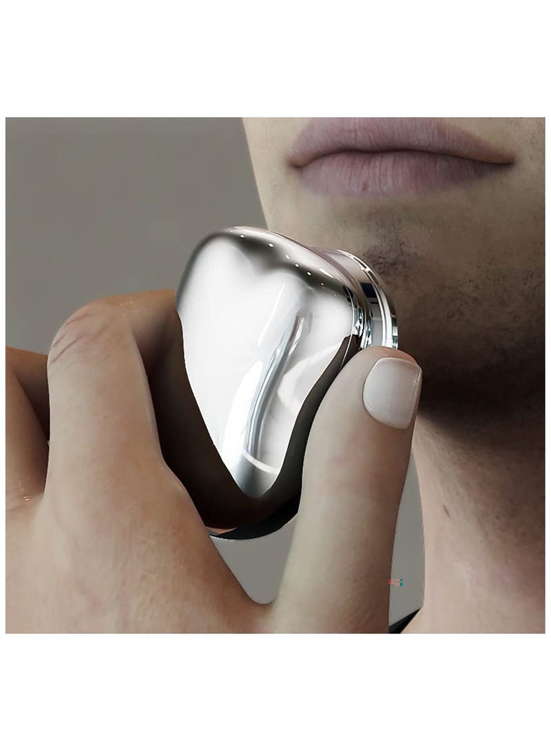 Portable Electric Shaver, Electric Razor for Men, Mini-Shave,Pocket Size Portable Shaver,Beard Trimmer for Men, Hair Clippers  Hair Trimmer,Wet and Dry Mens Razor for Home,Car,Travel - Image 5