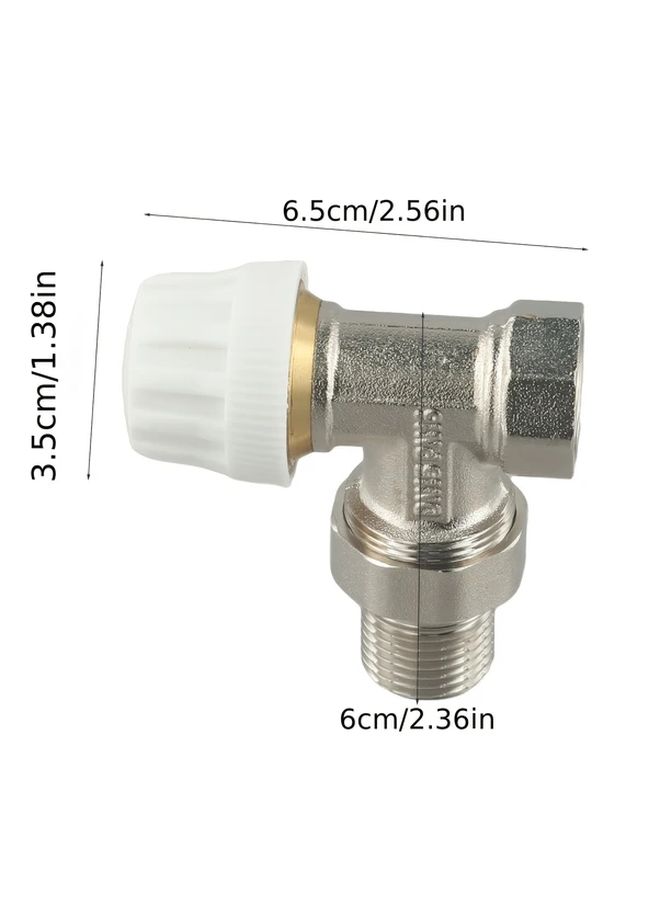 Brass Automatic Water Heater Thermostat Valve DN15 Adjustable Temperature Easy Installation - Image 3