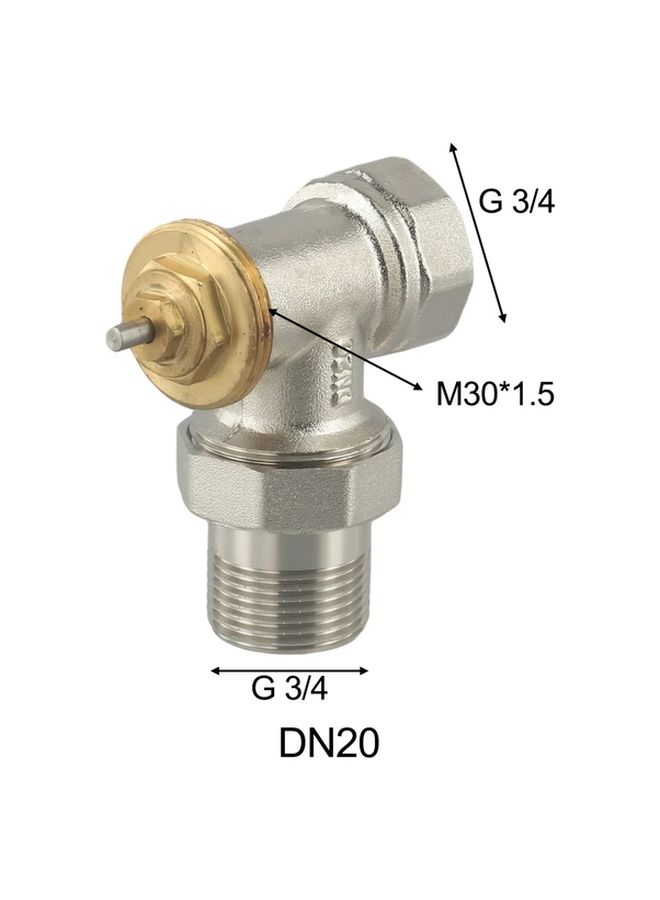 Brass Automatic Water Heater Thermostat Valve DN15 Adjustable Temperature Easy Installation - Image 5