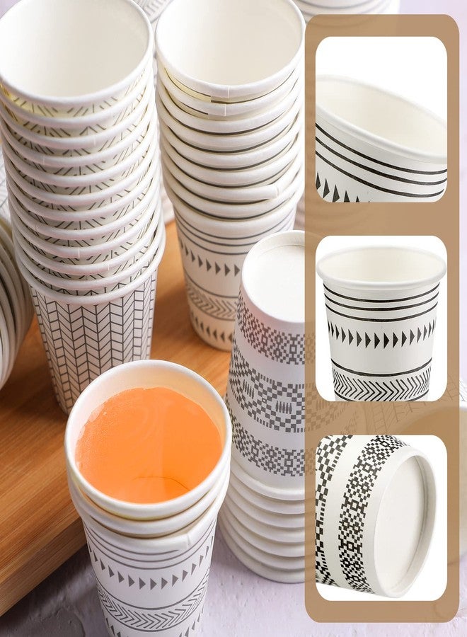 Marsui 600 عبوة أكواب ورقية disposable سعة 3 أونصات، أكواب صغيرة لغسول الفم، أكواب شرب القهوة والمشروبات الباردة للاستخدام في النزهات، الشواء، الحفلات، السفر والفعاليات (عصرية) - Image 5