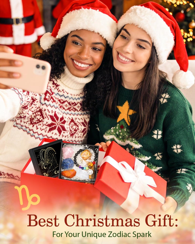 Hihealer Zodiac Gifts for Women, Spiritual Gifts, Zodiac Gifts, Astrology Gifts for Women, Horoscope Gifts with Birthstone, Healing Stone Gifts, Unique Birthday Gifts for Women - Image 2