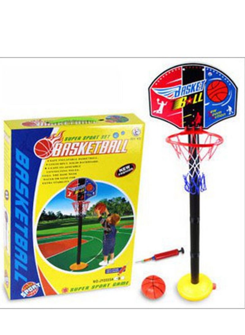 NIBEMINENT Baby mobile portable liftable basketball hoop  - Image 1