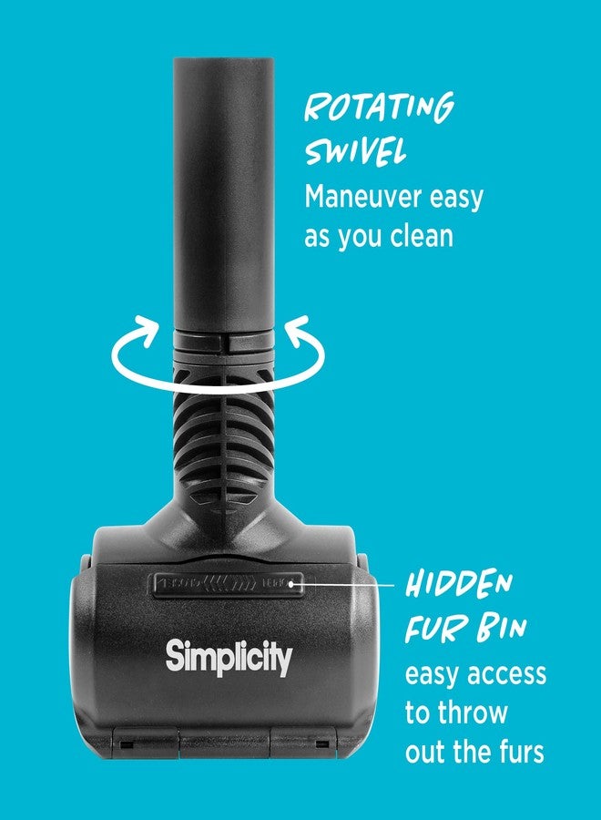 Simplicity Vacuums Pet Fur Remover for Furniture or Clothes, Use as Pet Hair Vacuum Attachment or Lint Roller for Pet Hair, SPET-Tool - Image 3