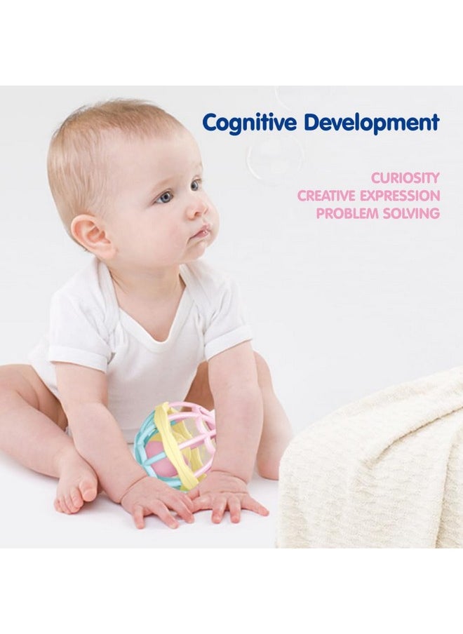 WEofferwhatYOUwant - Large Play Ball Baby Toys For Playtime - Teething Ball, Grasping Ball | Perfect For Tummy Time, Grip & Grab Play - Ideal Baby Toys 0-6 Months - Image 1