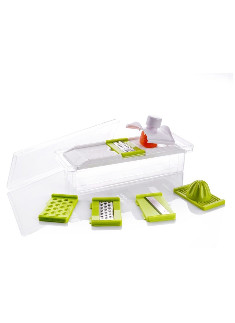 Bright Home - Multipurpose Vegetable Cutter and Chopper Ideal for Dicing, Chopping, and Slicing Fruits & Vegetables – Compact Kitchen Tool for Easy Food Prep - Image 1