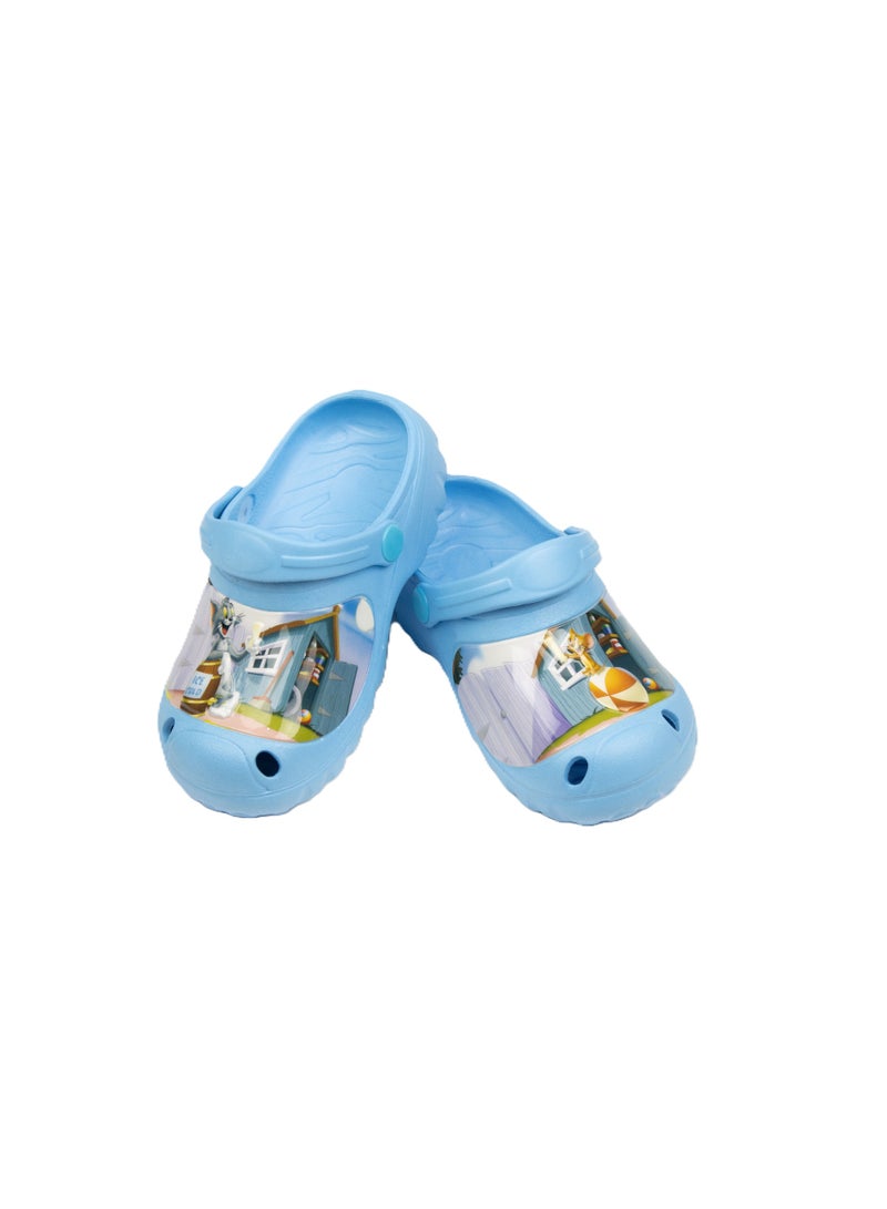Tom & Jerry Kids Clogs – Lightweight & Comfortable Slip-Ons for Boys – Blue - Image 3
