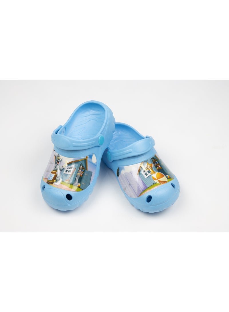 Tom & Jerry Kids Clogs – Lightweight & Comfortable Slip-Ons for Boys – Blue - Image 2