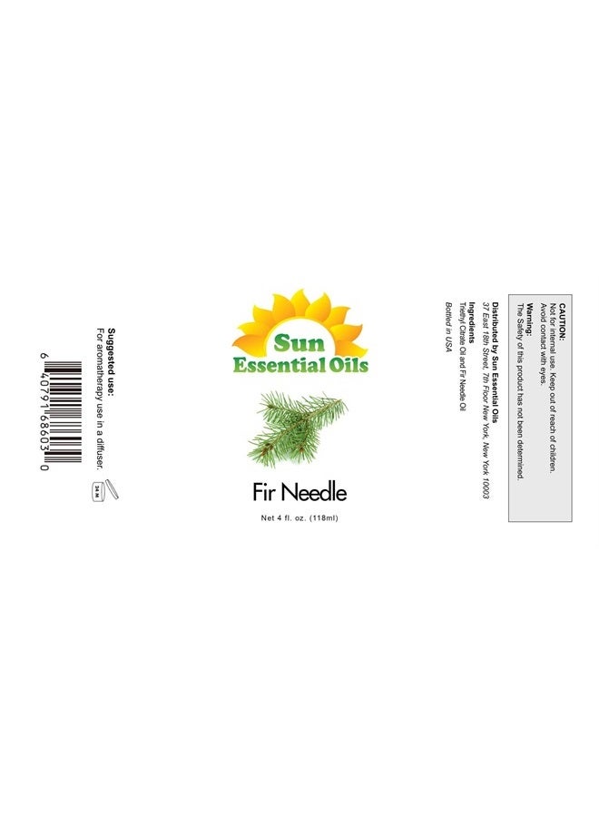 Sun Essential Oils 4oz - Fir Needle Essential Oil - 4 Fluid Ounces - Image 1