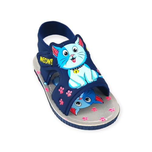 Coolz Kids Chu-Chu Sound Musical Sandals C-06 for Baby Boys and Girls Age 1-3 Years (Navy Blue, UK Footwear Size System, Toddler, Age, Medium, 18 Months) - Image 1