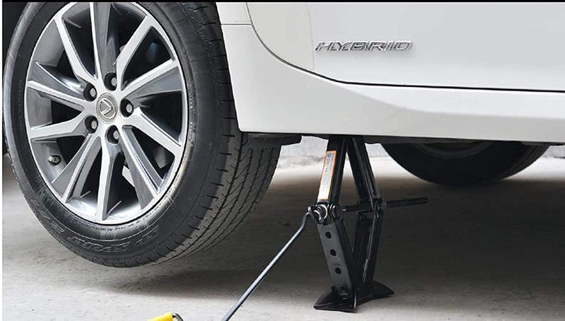 GNEY Scissor Jack for Car - 1 Ton (2205 lbs) | Car Jack Kit - Tire Jack | Portable, Ideal for SUV and Auto - Smart Mechanism with Ratchet | Heavy Duty Material - Image 5