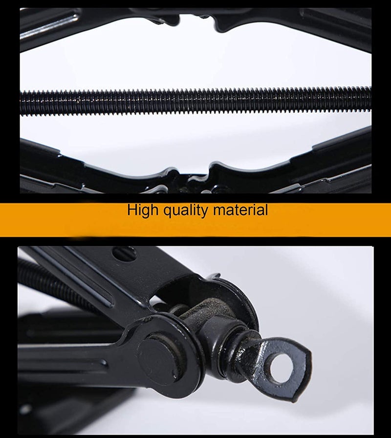 GNEY Scissor Jack for Car - 1 Ton (2205 lbs) | Car Jack Kit - Tire Jack | Portable, Ideal for SUV and Auto - Smart Mechanism with Ratchet | Heavy Duty Material - Image 4
