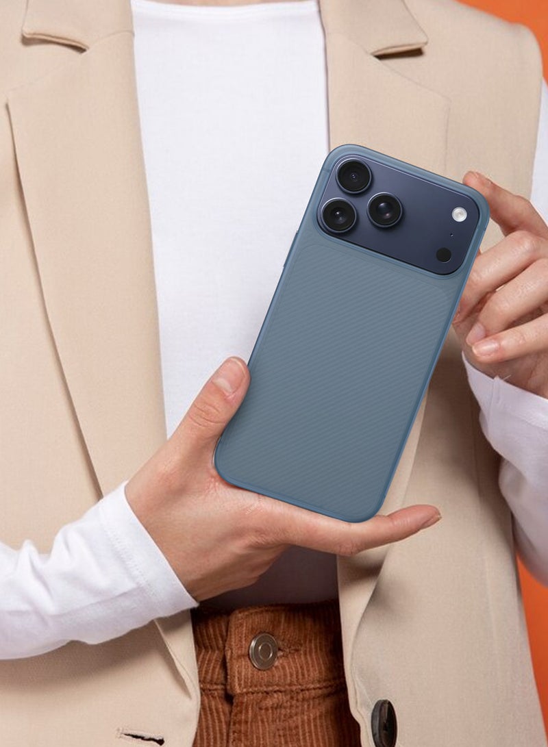 CATANES Case Cover for iPhone 17 Pro, Air Skin Line Design Back Cover, Sturdy Durable Ultra-Thin Case, Drop Protection Cover Clear - Light Blue - Image 5