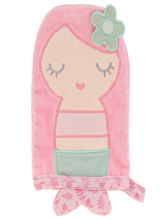 Stephen Joseph, Kids Bath Mitts, Mermaid , 5.5" x 8" - Image 1