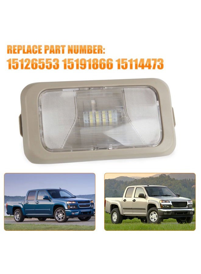 RANSOTO 15126553 Interior Dome light lamp Lens with Housing Colorado Dome Light Compatible with 2004-2008 Chevrolet Colorado GMC Canyon,Replace part # 15191866 15114473 - Image 5